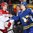 COLOGNE, GERMANY - MAY 14: Denmark 's Nikolaj Ehlers #24 and Sweden's William Nylander #29 shake hands following Sweden's 4-2 preliminary round win at the 2017 IIHF Ice Hockey World Championship. (Photo by Andre Ringuette/HHOF-IIHF Images)

